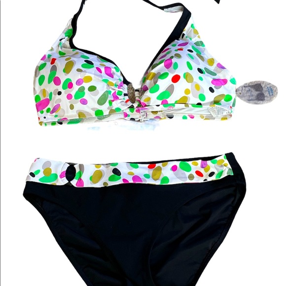 Lidea Other - Lidea Bikini Swim Set 40C Colorful Dots New